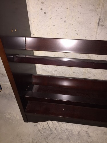 CD/DVD Holder, Cherry color wood