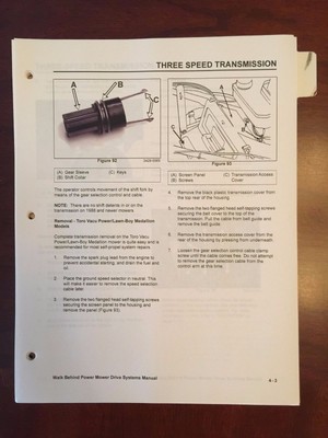 Lawn-Boy / Toro Service manual / parts / operators manual, walk behind mower