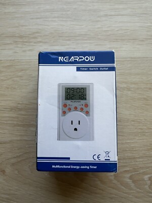 Nearpow Timer Switch Outlet Multifunctional Energy-Saving Timer