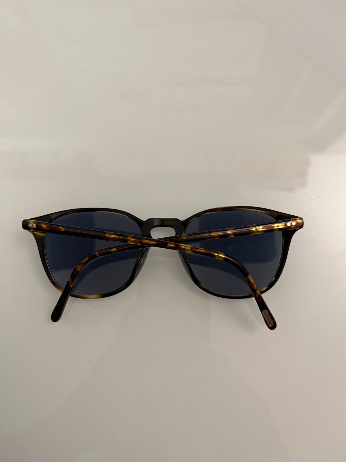 Pre-owned Oliver Peoples Forman La Polarized Sun In Cocobolo Msrp$496 Dicaprio's Fav In Blue