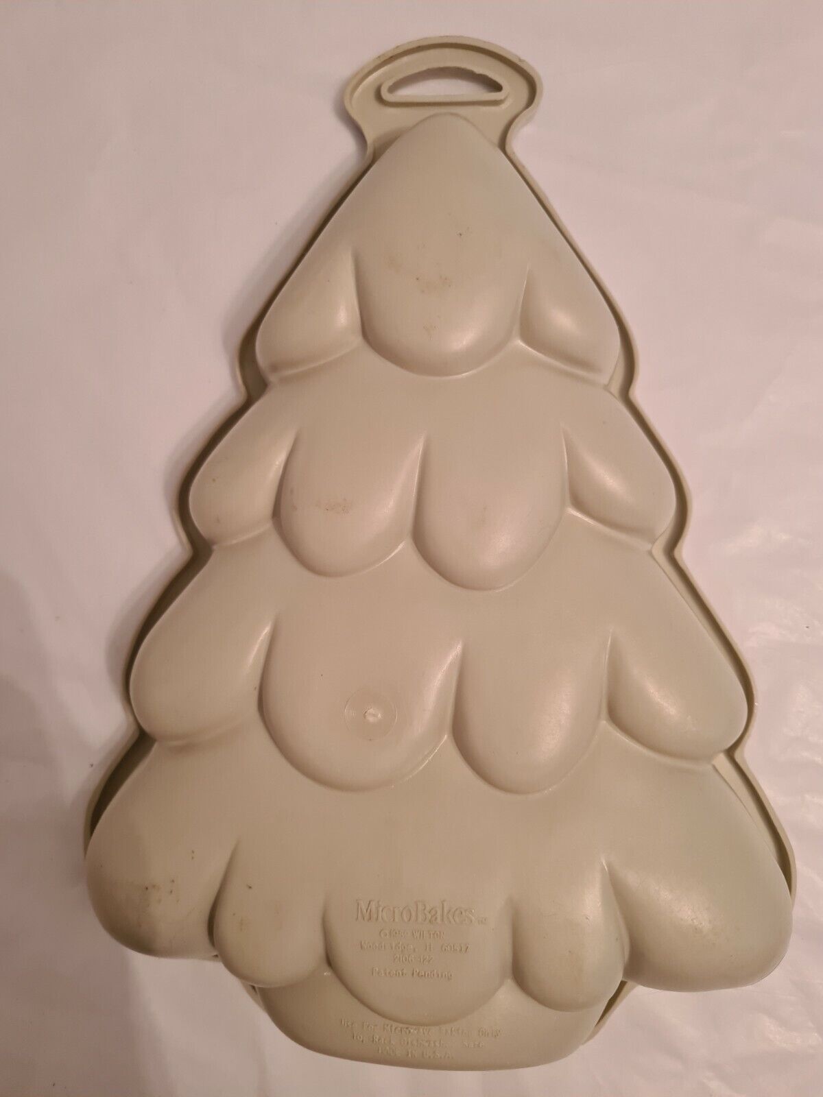 1989 Wilton MicroBakes Christmas Tree Cake Pan Vintage ET