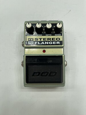DOD Digitech FX75C Stereo Analog Flanger Rare Vintage Guitar Effect Pedal