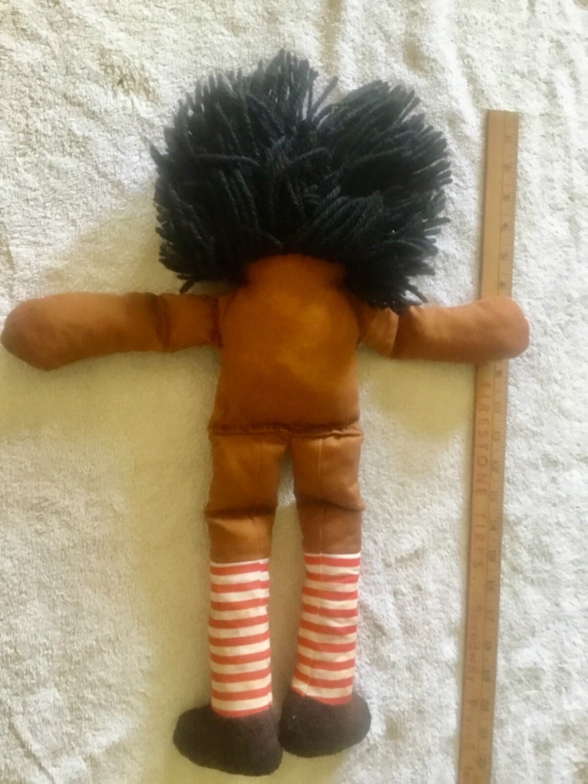 VINTAGE AFRICAN AMERICAN BLACK ETHNIC RAGGEDY ANN/ANDY CLOTH DOLL!