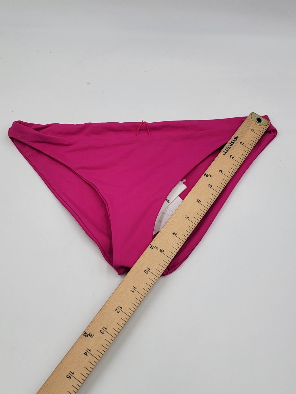 L*Space Camacho Bikini Bottom Women's XS Bougainville Solid Full Coverage - Picture 7 of 12