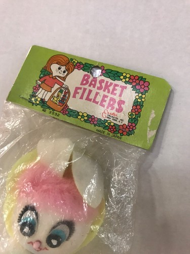 Vintage stuffed animals  called basket fillers made in Japan (bunny)