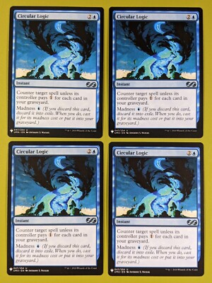 Circular Logic x4 Ultimate Masters Mystery Booster 4x Magic the Gathering MTG