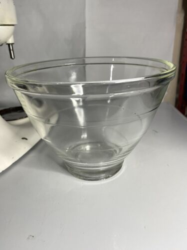 OEM Pyrex Glass Mixer Bowl For Hobart Kitchenaid Clear Stand