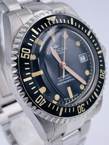 Pre-owned Mondia Watch  Swiss Made Automatic Sw200 Ms221ky/740 1 9/16in On Sale