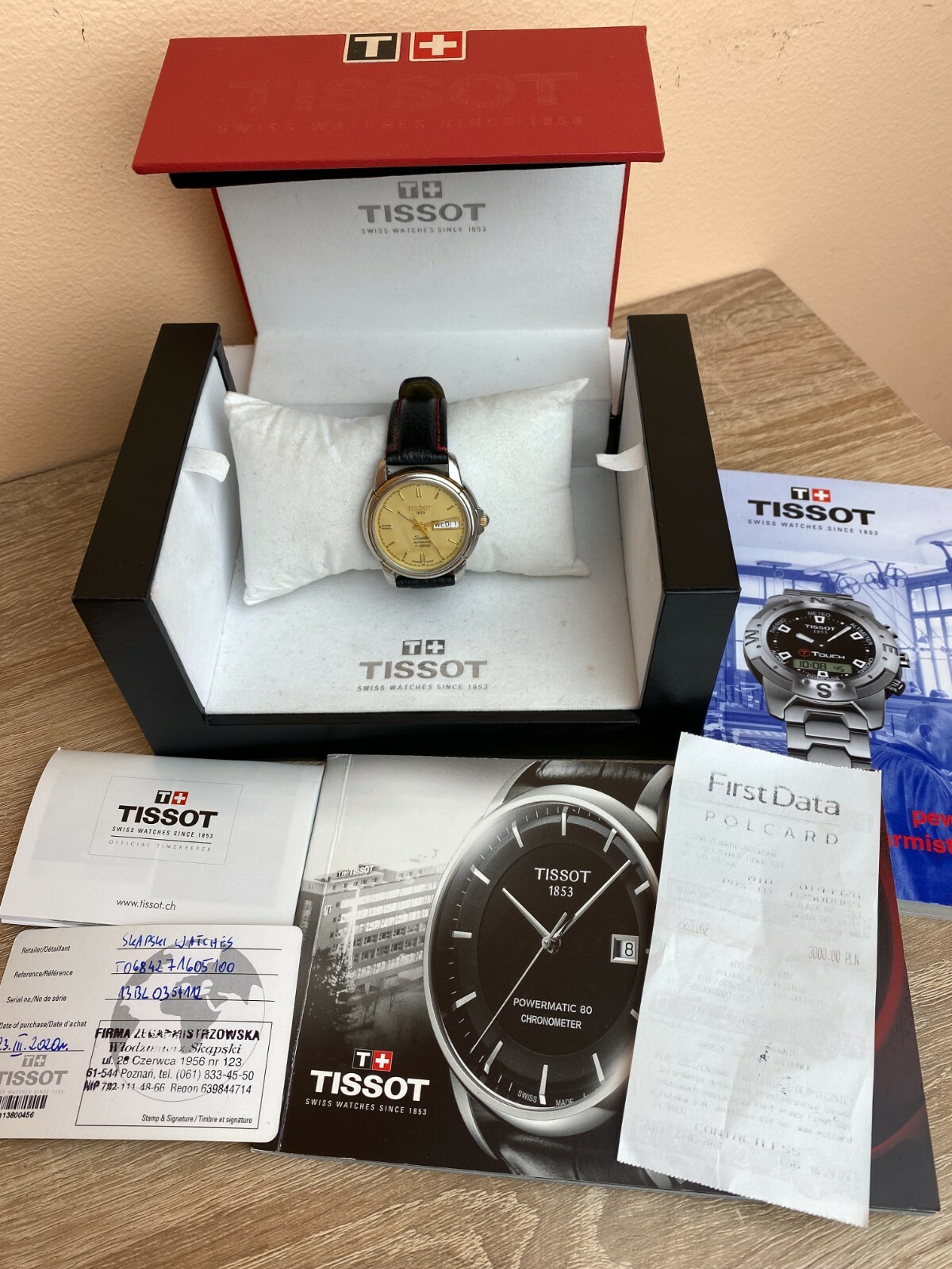 tissot wristwatch