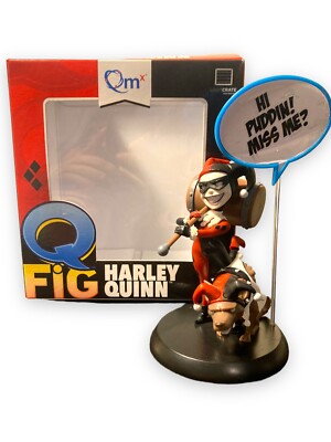 Q Fig Harley Quinn QMX 2016 Exclusive DC Comic Figure suicide Squad OPEN BOX