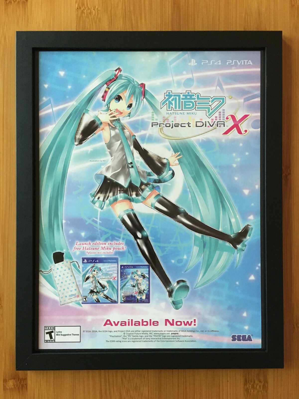 初音ミクProject DIVAf Play Station Vita ポスター 初音ミクProject DIVAf Play Station Vita ポスター - メルカリ