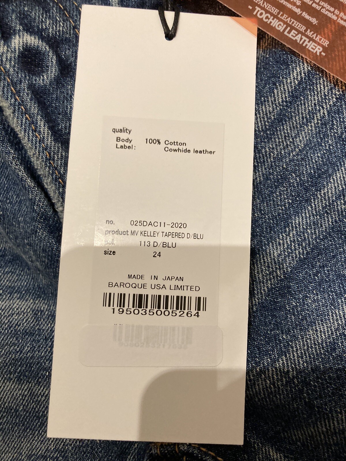 Pre-owned Moussy Vintage Kelley Jeans 24 Distressed Cropped Dark Blue $325