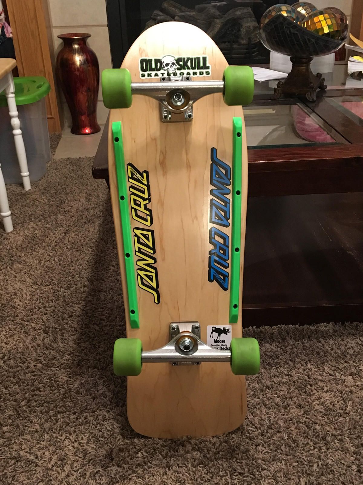 Moose Skateboards Old School 10" x 30" Natural Blank Skateboard Deck eBay