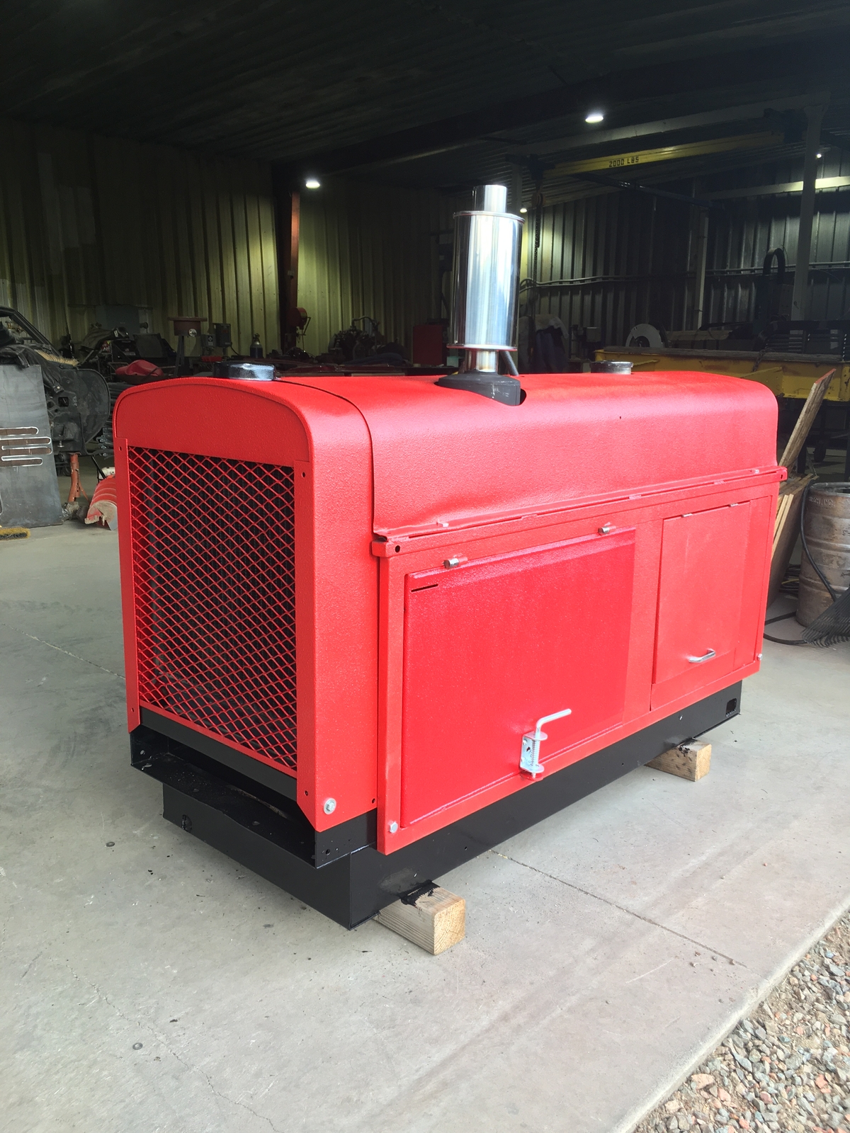 UPOL 821 + 4868 Flame Red 4L Raptor SprayOn Truck Bed Liner Kit w