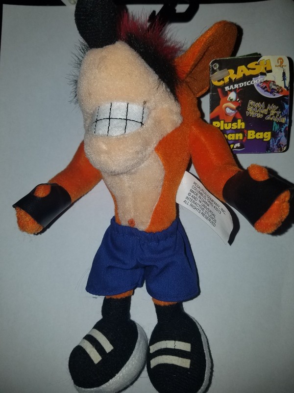 crash bandicoot doll