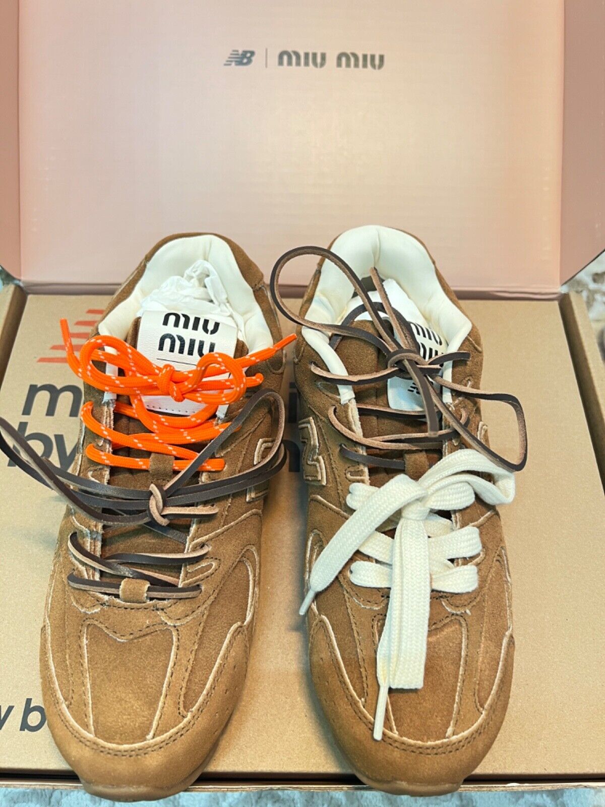 New Balance X Miu Miu 530 Suede Sneakers - Size 38 EU (8 US New Balance X Miu Miu 530 Suede Sneakers - Size 38 EU (8 US