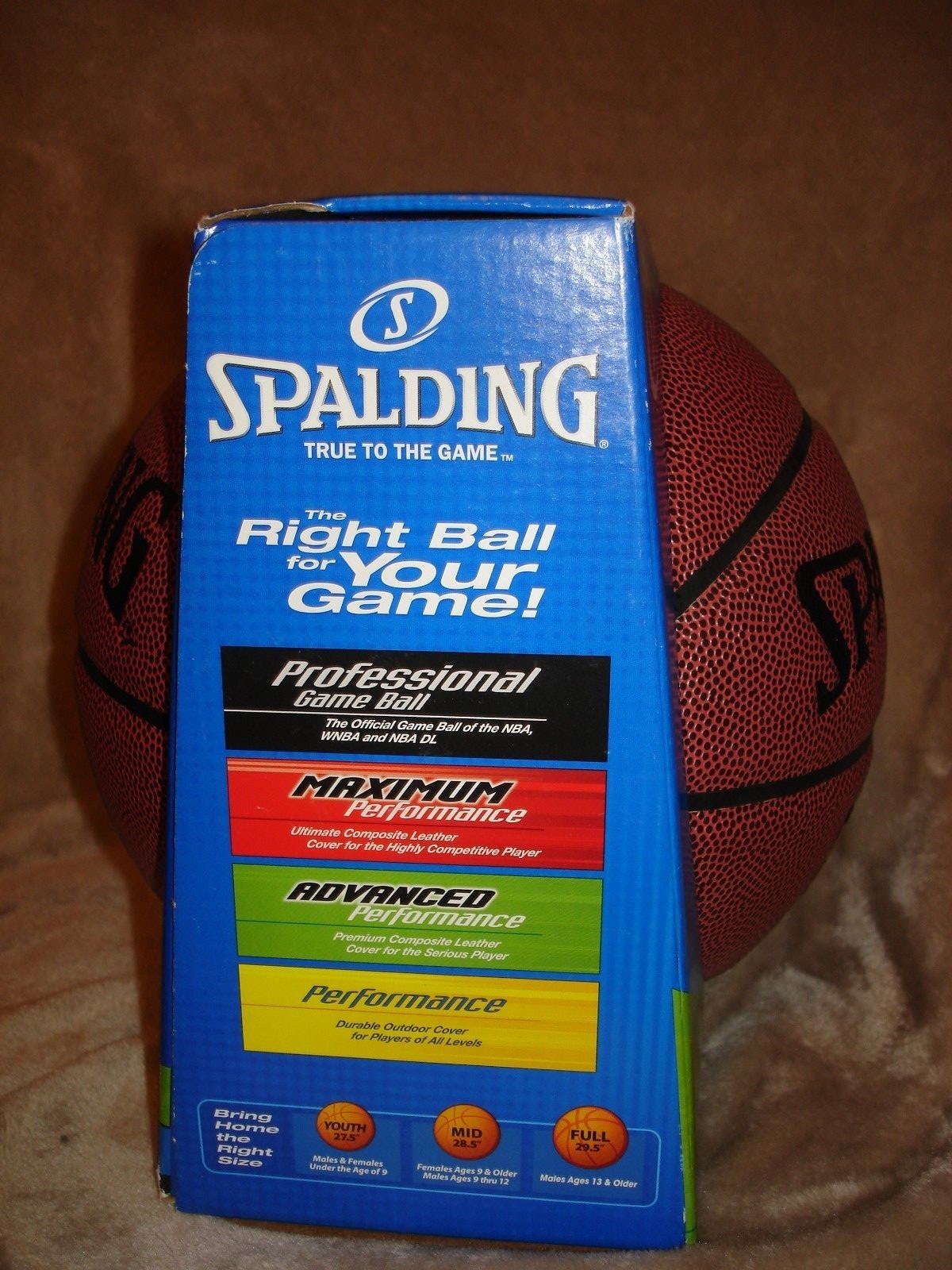 NEW Spalding Indoor Outdoor Elevation Basketball 29.5” Full Size NBA