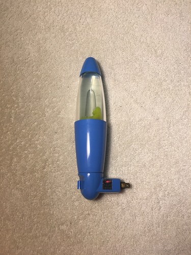 Blue W/Green Lava -Lava Lamp - Night Light - Plug In - On Off.  Really Cool!!