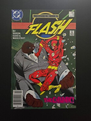 DC Comics The Flash #9 February 1988 Jackson Guice Cover 1st app Chunk (c)