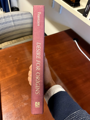 Frantzen Desire for Origins (1990) hardcover 1st edition