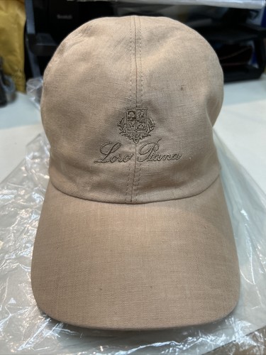 Loro Piana 6-Panel Beige Linen Size Large Men's Baseball Hat