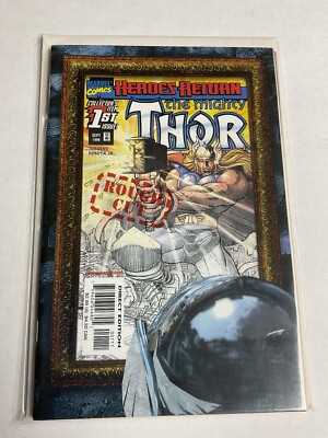 Thor (Vol 2) #1 Heroes Return Rough Cut Variant Ed. John Romita Jr Marvel NM