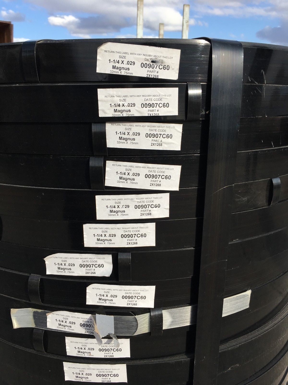 Steel Srapping Rolls  1 1/4