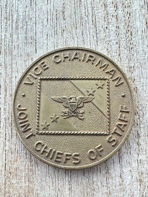 Challenge Coin Joint Chiefs of Staff Vice Chairman Admiral David E Jeremiah