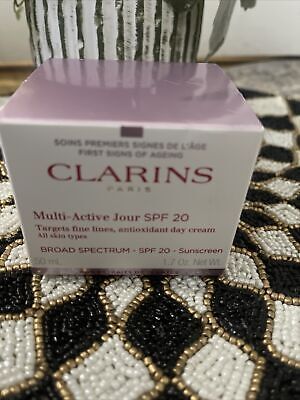 Clarins Multi-Active Day Cream With SPF-20 - 1.7 oz NIB