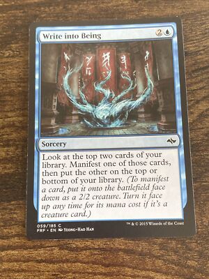 Write into Being 059/185 Fate Reforged MTG Magic The Gathering S823*