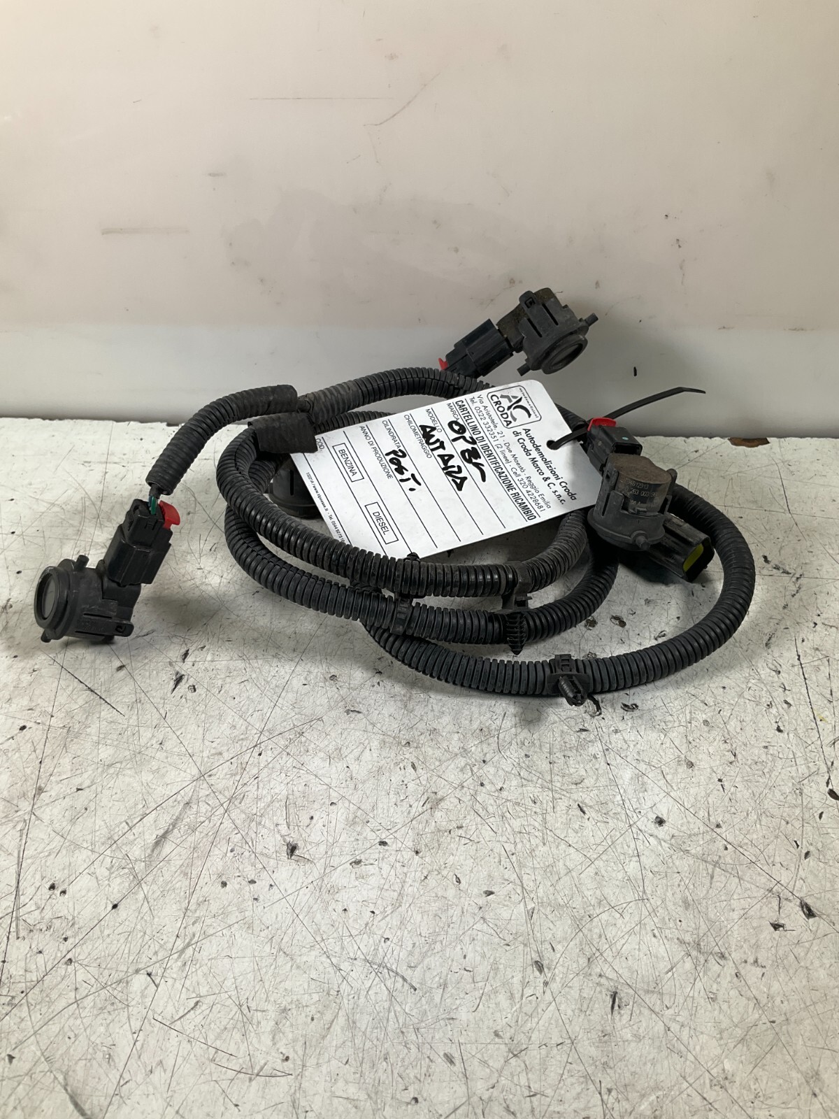 KIT 4 SENSORI DI PARCHEGGIO POSTERIORI OPEL ANTARA 2008 94812913 0263003966