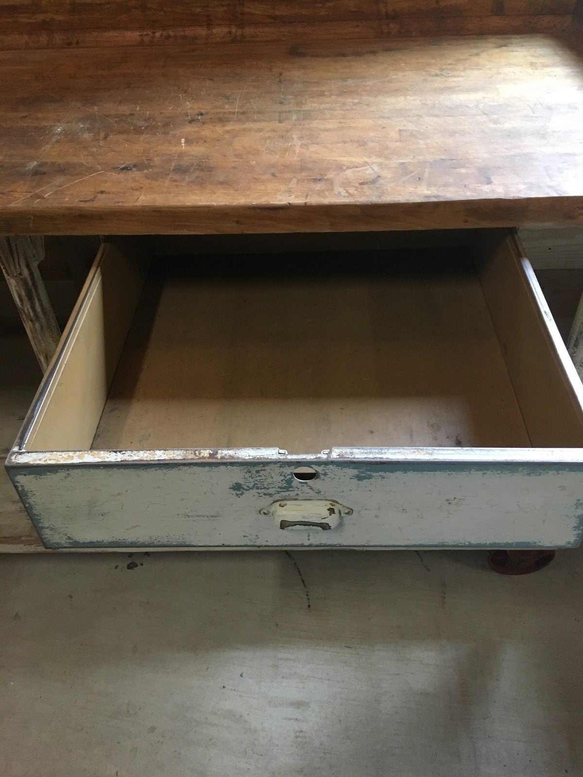 Steam Punk Butcher Island or Shop Table