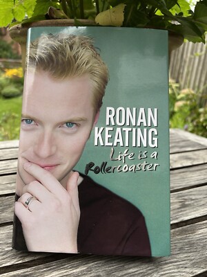 Ronan Keating - Life is a Rollercoaster. Signed autobiography 2000 Boyzone 