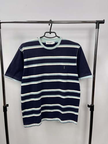 Yves Saint Laurent T-Shirt Size M Blue Vintage 90s | eBay