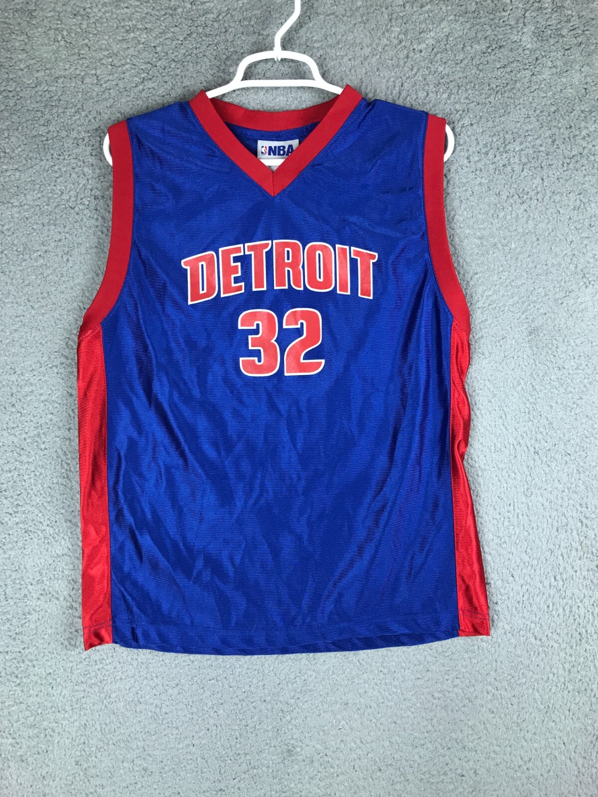 希少！ NBA PISTONS リチャード・ハミルトン ★ピストンズ ユニホーム NBA Detroit Pistons 32 Hamilton Boys Blue Basketball Jersey