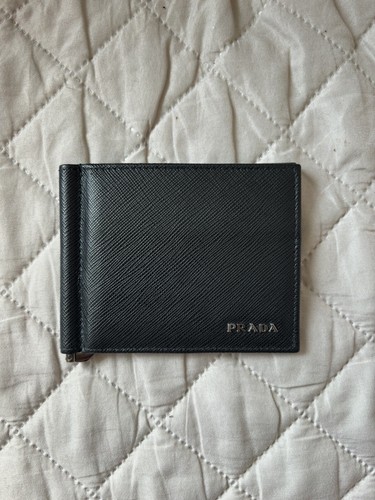 小物 PRADA Small wallet Black VITELLO leather Prada Mini Black Vitello Leather Wallet - Ann's Fabulous