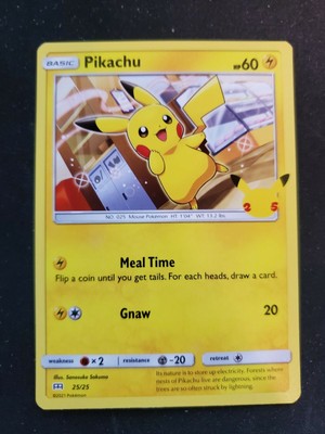 Holo Pikachu 25 25 Mcdonald S Pokemon 25th Anniversary Card Prices 1 99 237 50 Mavin