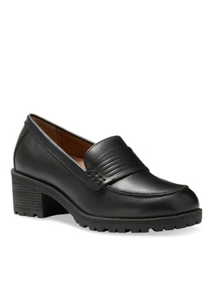 

EASTLAND Женские черные лоферы Newbury на каблуке 1/2 дюйма с регулируемой платформой, размер 6,5 м, Черный, 3934-01