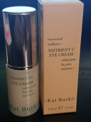 Kat Burki Essential Radiance Nutrient-C Vitamin C Eye Cream .5oz/15ml  