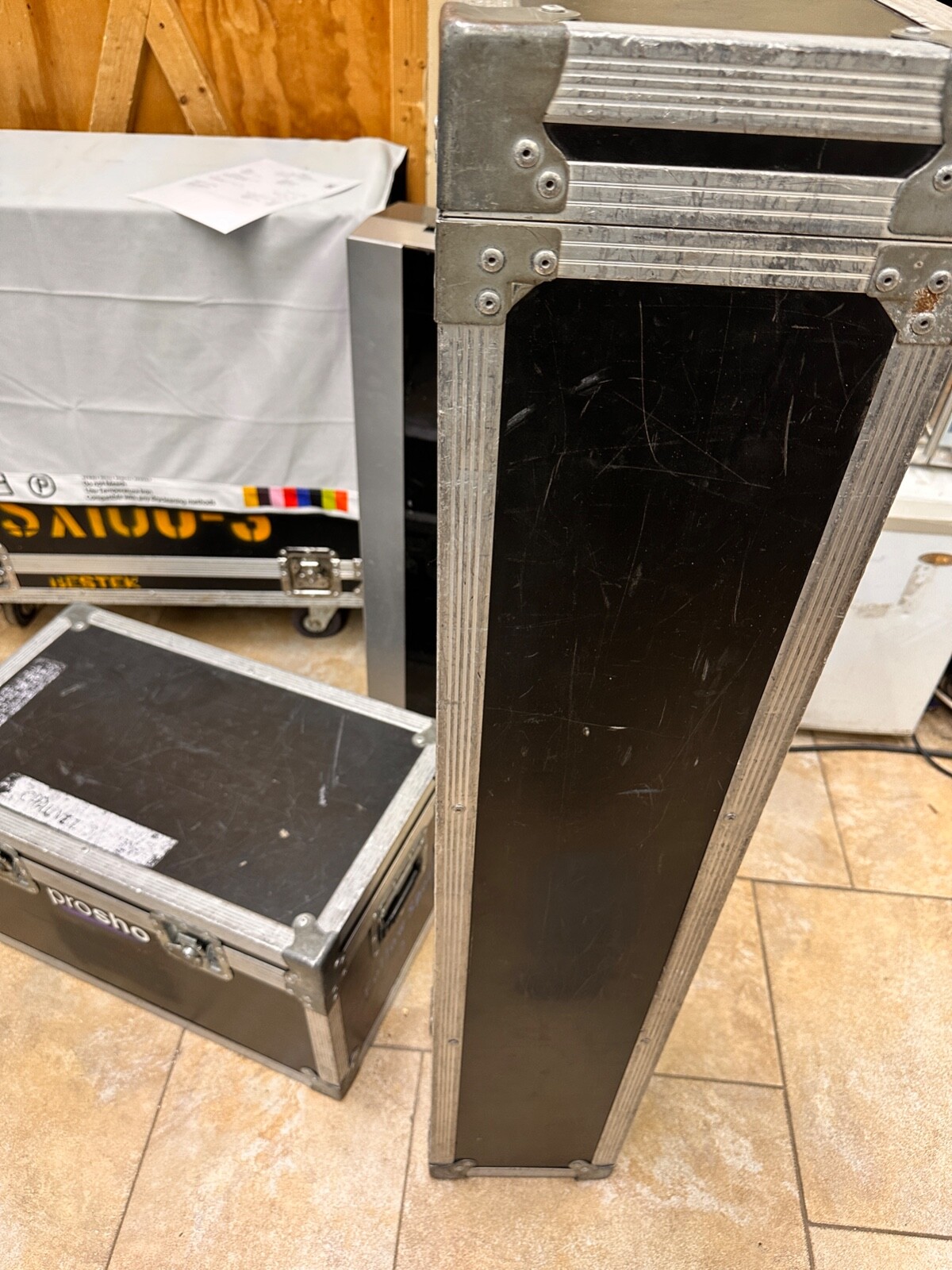 Chauvet 400G Followspot Spotlight with Wheeled Tripod Stand and Road