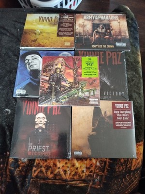 Vinnie Paz 7 New Cd Lot: Jacintos Praying Mantis/Flawless Victory/Wu Tang Clan 