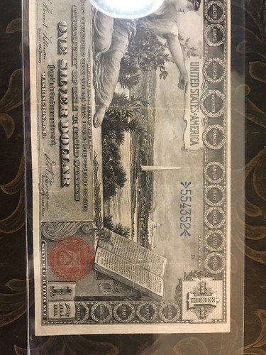 Series Of 1896 $1 Silver Certificate