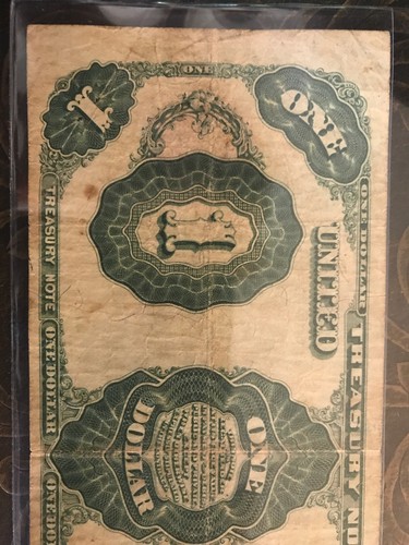 Series Of 1891 $1 Treasury Note