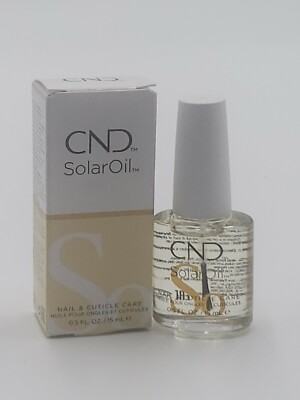 CND Essentials SOLAR OIL Nail Cuticle Conditioner Treatment .5 oz NEW BOTTLE