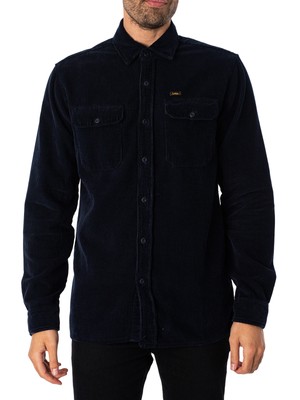 

Мужская рабочая рубашка Lois Jeans Leo, синяя, Синий, 1224-6635-69