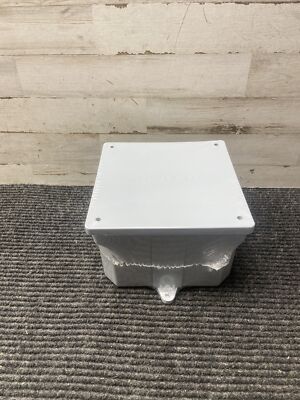 Cantex 5133710 Weatherproof Electrical PVC Plastic Junction Box 6'' x 6'' x 4''