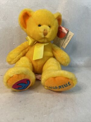 Russ Berrie Plush Zodiac Bear Aquarius