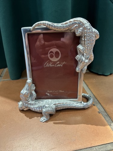 alligator hook weights picture frame Arthur Court Alligator Photo Frame 5x7