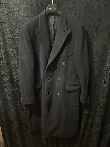 ジャケット・アウター 00s angola wool double chester coat BLK ジャケット・アウター 00s angola wool double chester coat BLK