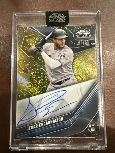 2023 Topps Chrome Black Auto #44/50 - Jerar Encarnacion